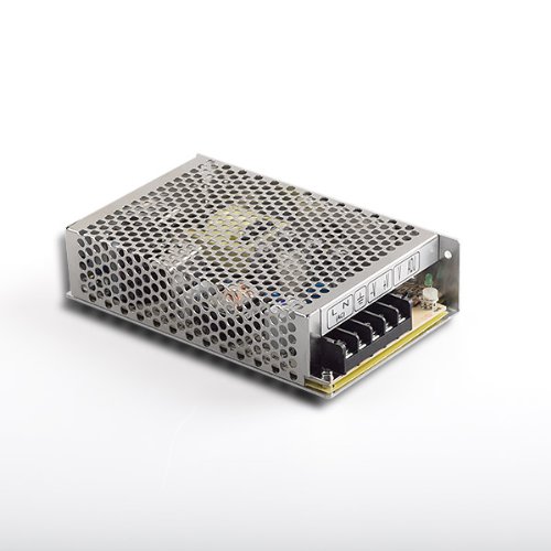 Mean Well RS-75-24 76.8W Alimentatore Metallico - Unità di alimentazione (76.8W, 88-264V, 47-63Hz, Attiva, 16ms, 88.5%)