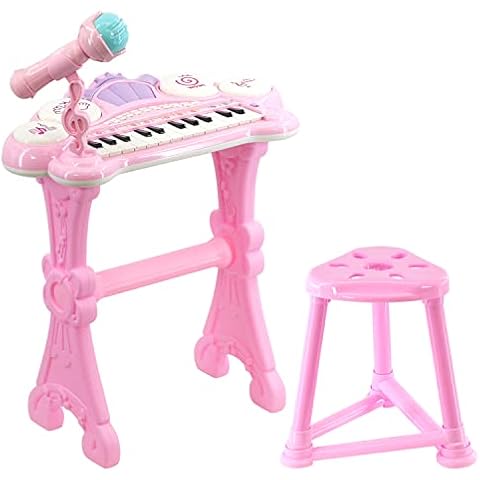 Kids Electronic Keyboard Organ with Microphone Cover