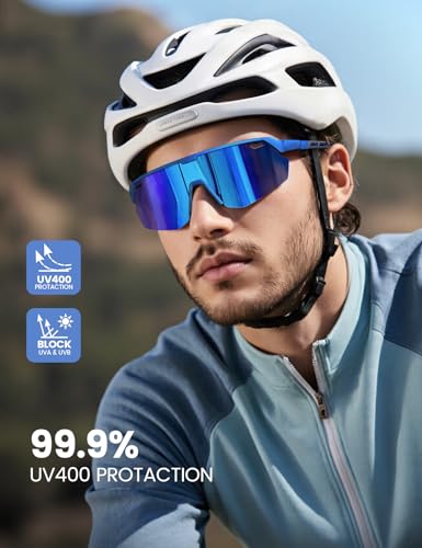 Image of Lamicall 24g Polarized Sports Sunglasses for Men Women - UV400 Protection Sun Glasses for Baseball Running Cycling Fishing