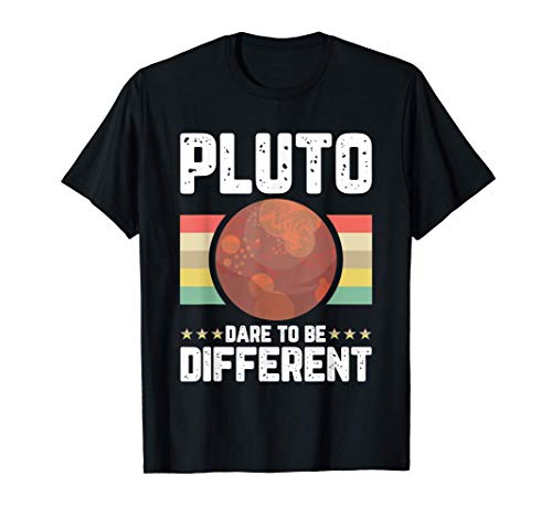 Pluto Planet Space Humor Retro Vintage Funny Science Gifts Maglietta