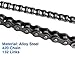 Belleone 420 Motorcycle Chain - 420 Standard Roller Chain 132 Link + Chain Breaker Fits for 50 70 90 110cc 125cc Pit Dirt Bike ATV Quad Go Kart Scooter Mini Bike Parts with 10 Free Master Links