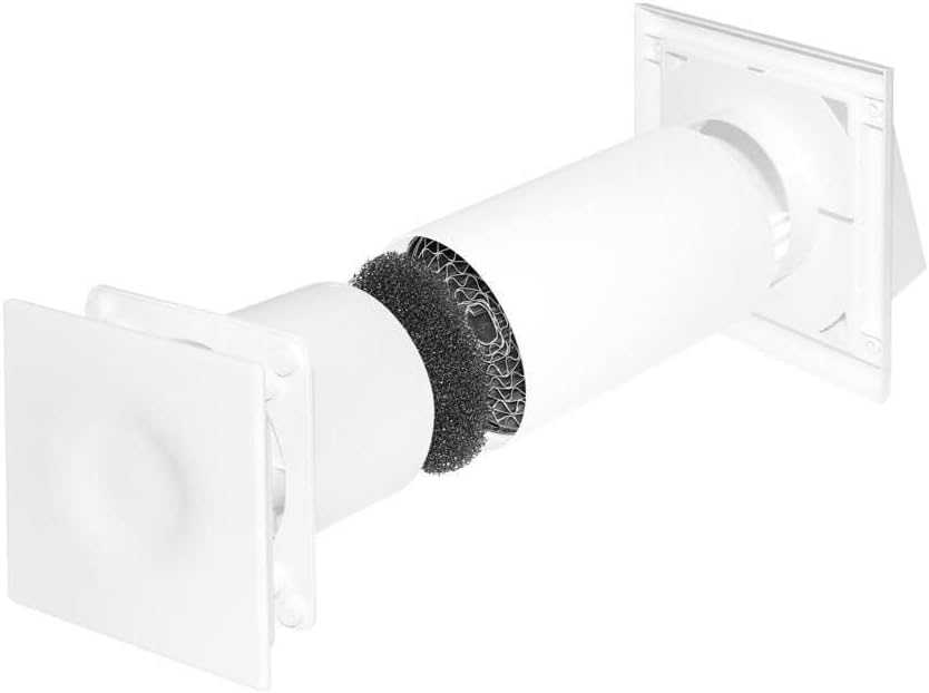 Heat Recovery Kit HRU Single Room Air Fresh Controller Extractor Fan Extract/Supply System HRV100