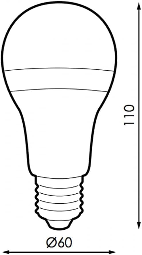 M Ledme - Pack 6, Bombilla Led E27 A60 10W, Luz fría (6000k), casquillo E27, 820 Lumen, IP20, Apertura del Haz de Luz 200°, Eficiencia energética y Bajo Consumo. LM7610 - Imagen 4
