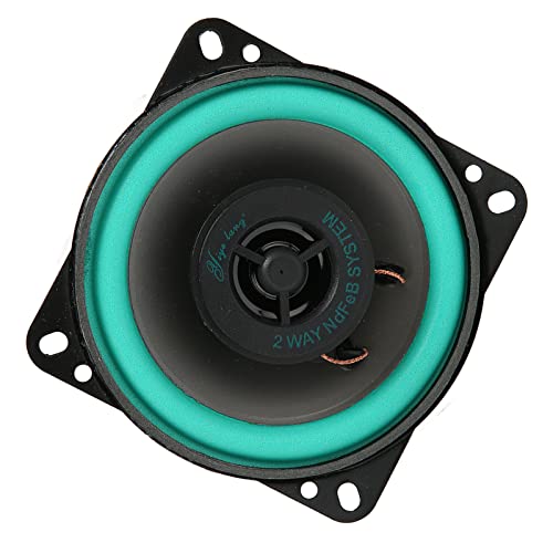 Akozon Car Speaker, Speakers4 High Sensitivity Coaxial Speaker for Sound Systems Inch 4 Speakers 100W Power Mid Range Stereo