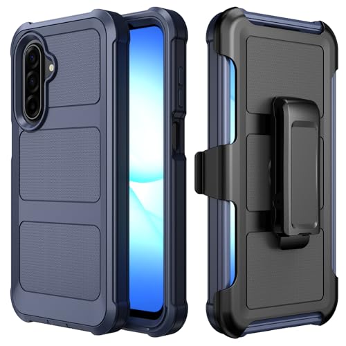Samsung Galaxy A17 5G�p���W�[���P�[�X�A���ȕی�P�[�X���ȑϏՌ��d�b�J�o�[�A�x���g�N���b�v�z���X�^�[/�L�b�N�X�^���h�t�� Samsung Galaxy A17 5G�p(�u���[�AA17)