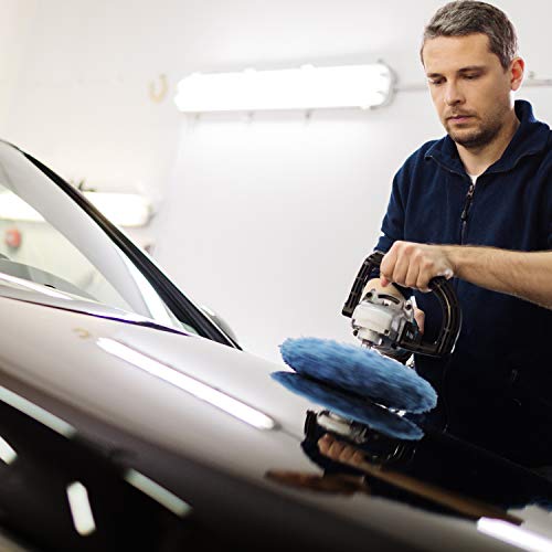20 Pieces Car Orbital Buffer Polisher Pad Bonnet Microfiber Max Baxer Bonnet Polishing Bonnet Buffing Pad Cover (5-6 Inches) #TOP3