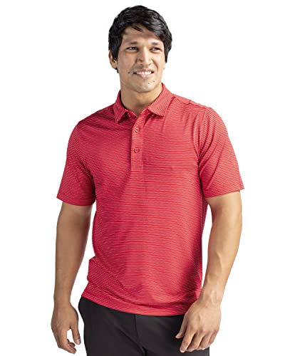 Cutter & Buck Men's Forge Polo Pencil Stripe