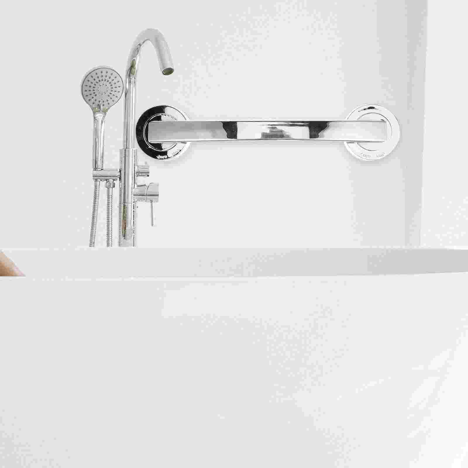 Barras de agarre para bañera, potentes reposabrazos con ventosa montado en la pared, barra de agarre para baño, barra de agarre para mango de baño, reposabrazos de baño