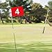 kowaku Golf Flag, Red Portable Large Numbered Putting Green Flag, 19.3x12.6 inch for Country Club, Practice Course, Golfer Gift, 4