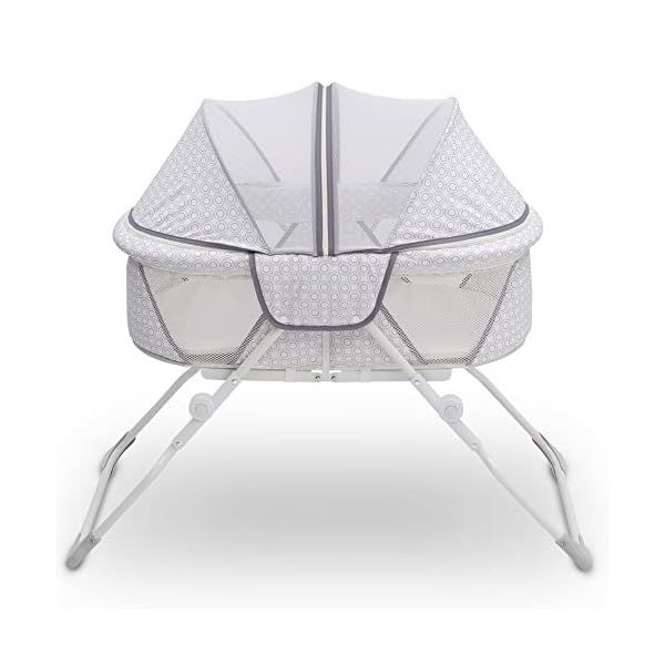 Delta Children EZ Fold Ultra Compact Travel Bassinet - Image 6