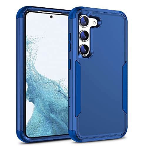 Image of Cubix Full Body Armor Cover for Samsung Galaxy S23 Plus Pouch Hard PC + Soft TPU 3-Layer Military Grade Back Case (Navy)