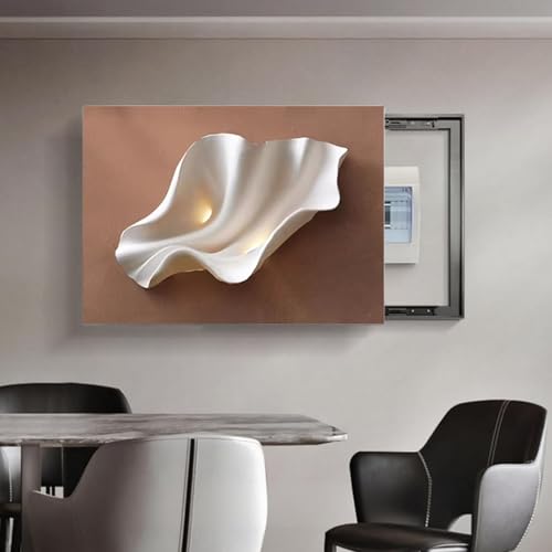 Cache tableau électrique créatif salon et couvercle décoratif mural