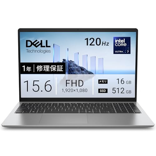 Dell �m�[�g�p�\�R�� Dell 15 D15260 15.6�C���` IntelR Core? Ultra 7 255H ������16GB SSD512GB Windows 11 Home �v���`�i�V���o�[ ���c�Ɠ��Ή��I���T�C�g�o���C���T�[�r�X1�N(HD