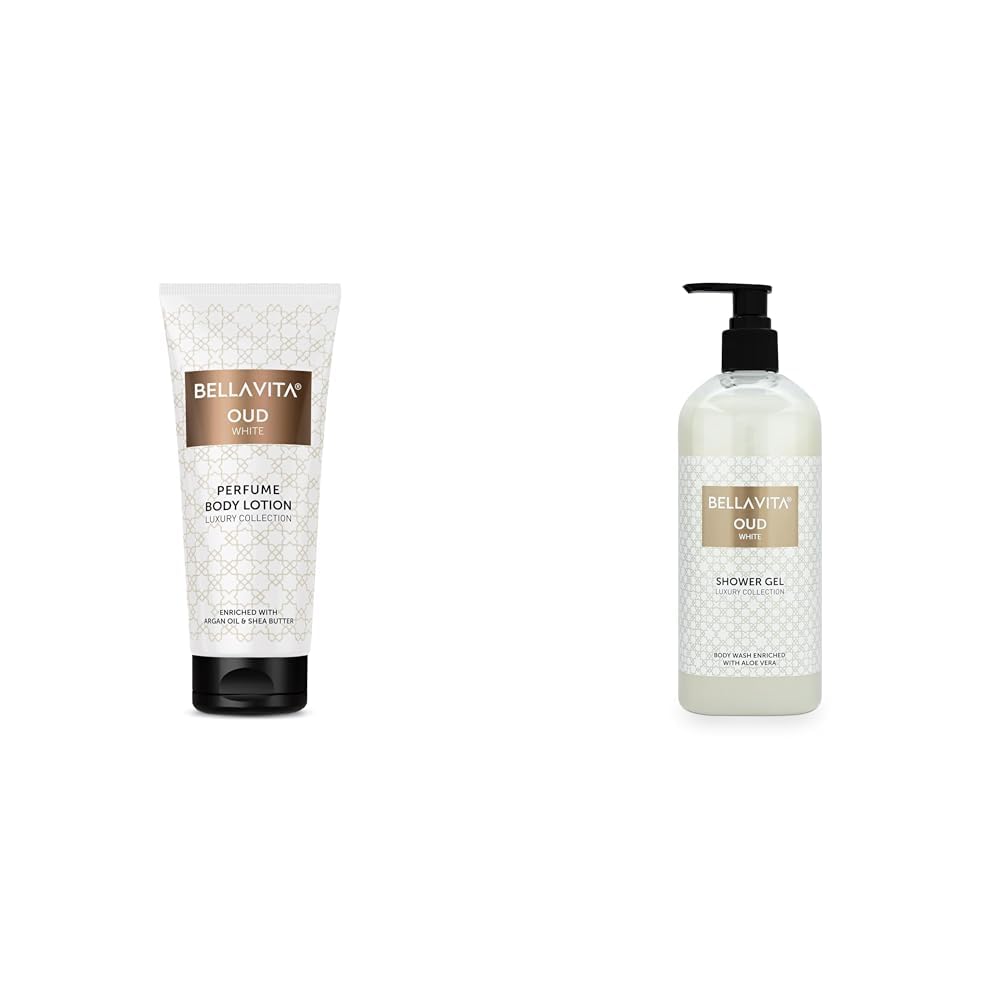 Bella Vita Luxury OUD WHITE Perfume Body Lotion 200 Ml OUD WHITE Body Wash Refreshing Shower Gel for Deep Cleansing, Hydrating, Moisturising, Softer & Smoother Skin with Aloe Vera 500 ml-image-33