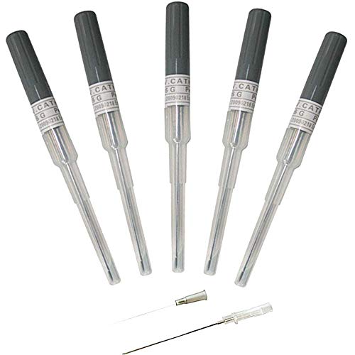 Nose Septum Ear Body Piercing Needles/IV Catheter Needles-Beach Body Art Supply IV Needle Piercing Needles Kit Piercing IV Needles With Catheter Body Piercing Needle IV Kit 16G Gauge 25Pcs