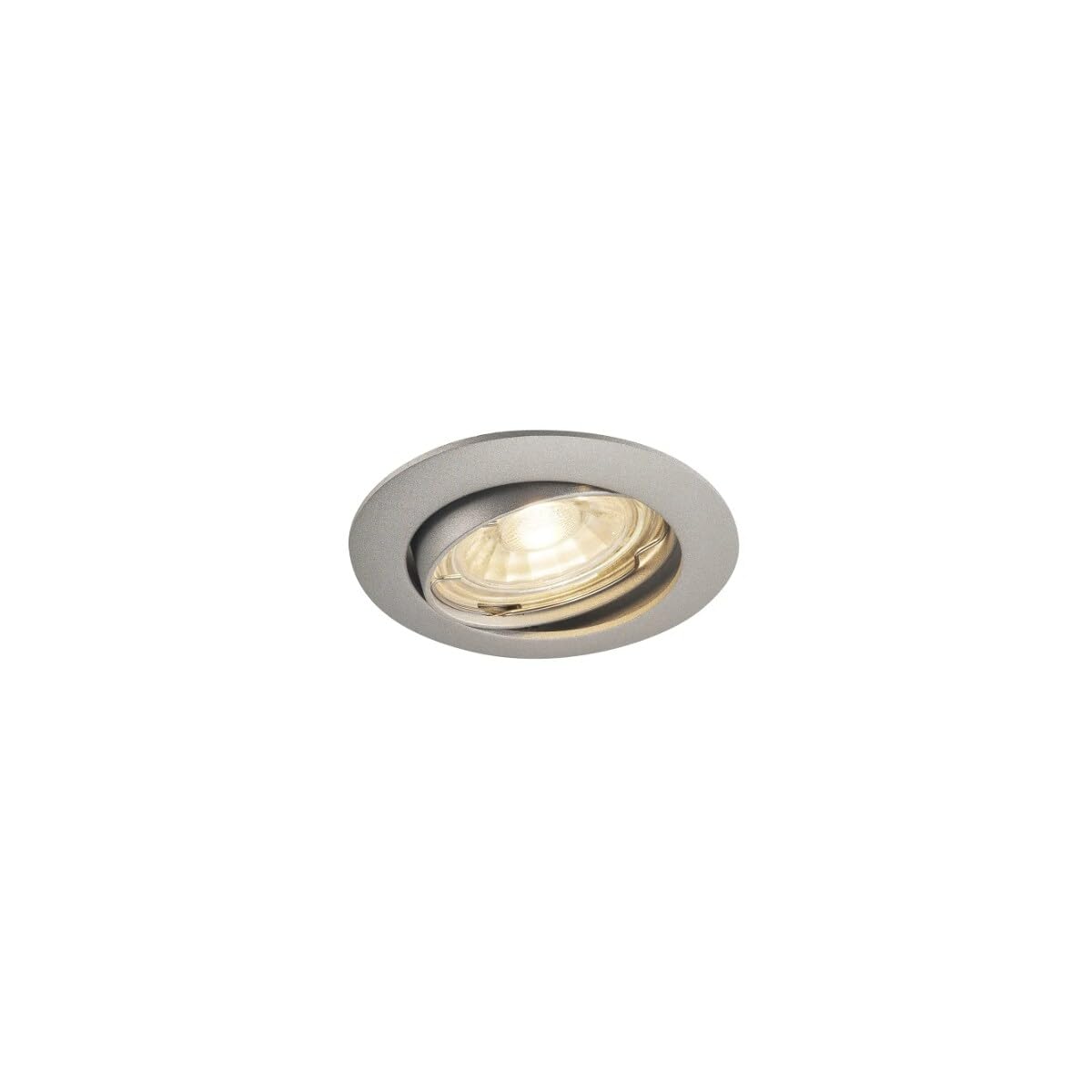 Pika Recessed Ceiling Light GU10 Swivelling Silver-Grey SLV Lighting