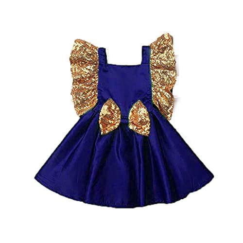 Flare Sequence Dress Ruffle Dress 