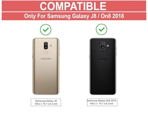 Image of Hybrid Carbon Fiber Back Case for Samsung Galaxy J8 2018 (Black)