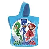 GOLDEN HILL (GOL) Poncho MARARE PJMASKS Marvel SUPERHEROI Toalla Albornoz de Microfibra 110 x 55 cm 100% PL