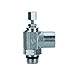 AIGNEP USA 88967-06-06 Female Flow Control, Knob Adjustment, Flow in 3/8" NPTF Female x 3/8" Swift-Fit Universal Thread (Nickel Plated Brass)