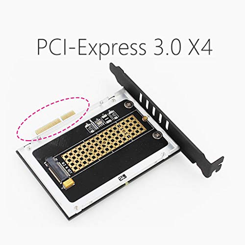 MERIGLARE NVME para Adaptador PCIe, Placa de Expansão de Controlador de Host M.2 SSD PCIe 3.0 X 16