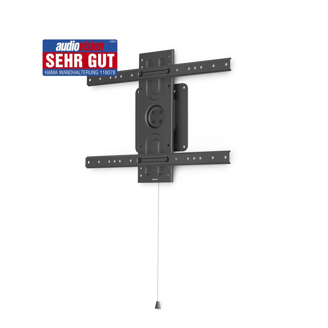 Hama Supporto da parete per TV verticale e orizzontale, 203 cm (80"), nero