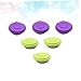 Hemoton 6pcs Pet Can Covers Dog Cat Food Storage Silicone Lids Reusable Sealing Freshness Preservation Random Color