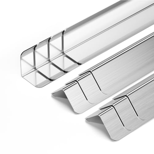 Image of 304 Stainless Steel Wall Corner Guards (10, Silver, 2x2x72 Inches)