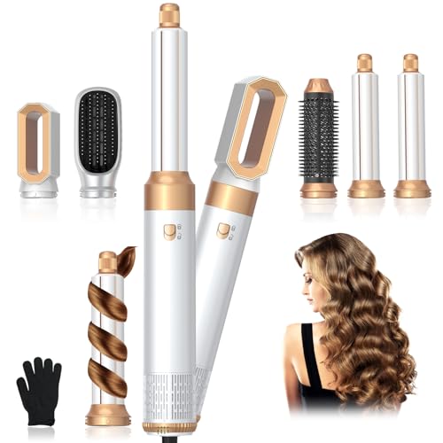 Journeyside Cepillo Secador De Pelo, Air Styler Set,1000W Cepillo De Aire Caliente Multifunción,Moldeador Pelo With Riza 3 Temperatura,Tecnología Ion,Hairstyler para Da Volumen, Alisa y Seca
