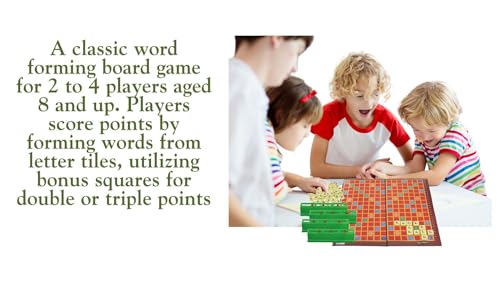 Image of BKDT Marketing Crossword English Word Puzzle Game for Kids - Vocabulary Builder for Kids (red)