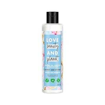 Love Beauty And Planet Jojoba oil, Hibiscus & Pentavitin Hydrate & Nourish Sulfate Free Shampoo 200ml - image, photos