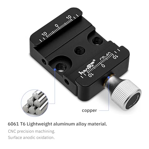 Pince de conversion Arca Haoge CP-40 pour têtes Manfrotto