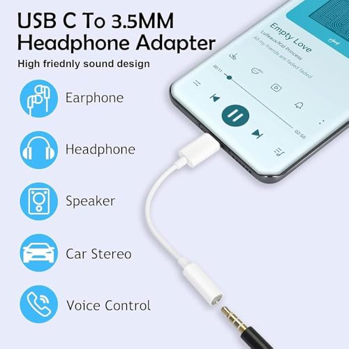 Image of Google Original Type C to 3.5 mm Headphone Audio Jack Adapter Compatible with Google Pixel 9 Pro XL /9 Pro /9 /9a /8 /8 Pro /8a /7 /7 Pro /7a, Pixel All Series, Other USB Type C Devices