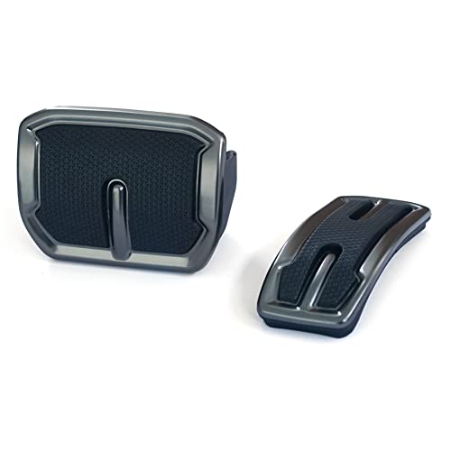 Seat 5FA0642059DG Pedalkappen Dunkle Aluminiumpedale Bremspedal Gaspedal, CUPRA Design, nur für DSG/Automatik