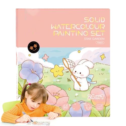 Kit de manualidades con acuarelas para niños que estimula el aprendizaje artístico