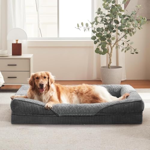 FURTIME Orthopädisches Hundebett Grosse Hunde, Memory Foam Hundekorb XL,...