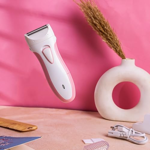 Image of Concepta Trimmer for Women Private Part - Rechargeable Double Razor Shaver - For Underarms, Bikini Line, Hands, and Legs - Battery Powered Trimmer for Women