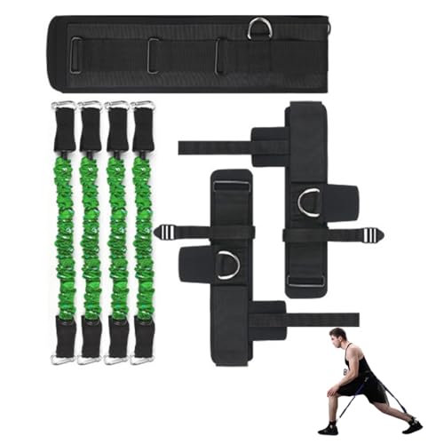 Vertical Jump Trainer, Ankle Resistance Bands Set Workout Equipment for Leaping Fitness Basketball...