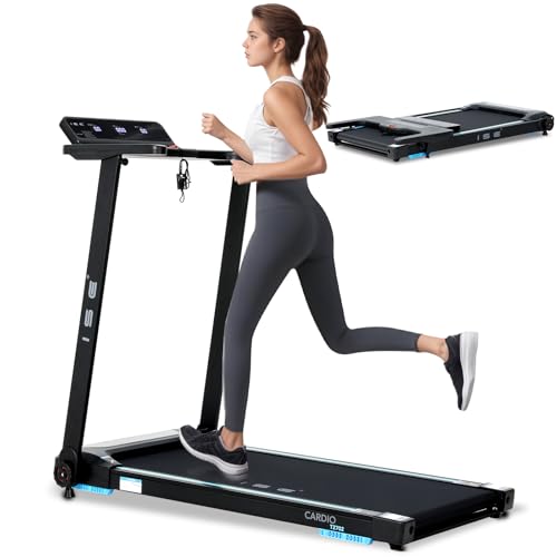 ISE Tapis de Course Pliable, Tapis de Marche Compact Electrique Motorisé 750W, Tapis Course Pliable 15 Programmes&Vitesse Réglable,...