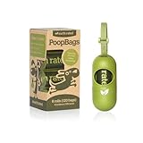 120 Earth Rated Lavender Scented Dog Waste Poop Bags + Green Dispenser with Dog Waste Poop Bags