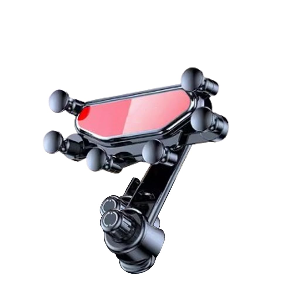 for Hyundai Creta 2015 2016 2017 2018 2019 2020 2021 2022 2023 2024 Car Mobile Phone Holder, Easy Clamp Cellphone Holder Phone Holder for Cars Rock Solid Car Essentials Accessories,C Red