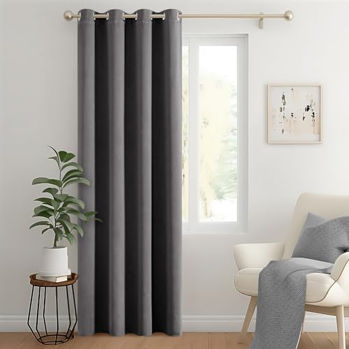 MIULEE Blackout Curtain for Living Room Super Soft Black Out Curtain with Eyelet - Image 2