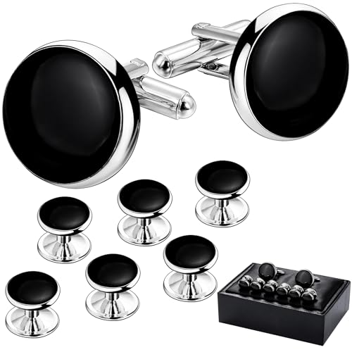 Men’s Cufflinks and Tuxedo Studs Set