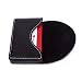 Leather Business Name Card Holder Case Wallet Credit Card Book with Magnetic Shut Black