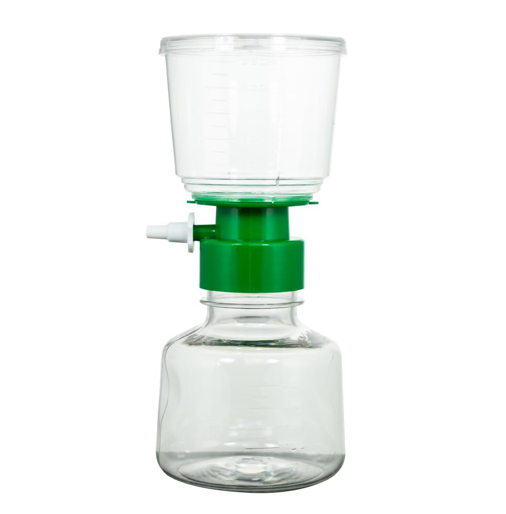 Filtrationseinheit PES-Membran, 500/1000 ml, 0,45 µm, Ø 90 mm, 12 Stück – Laborbedarf von neoLab