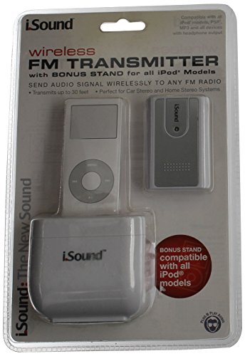 I.Sound Wireless FM Transmitter with Bonus Stand for All ipod Models