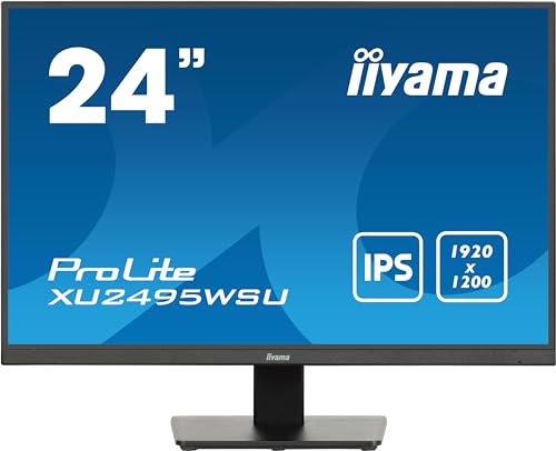 Monitor IPS 1920x1200 iiyama XU2495WSU-B7 de 24 pulgadas con DisplayPort y HUB USB 3.2