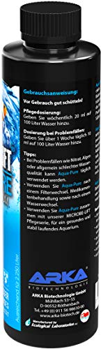 Aquarium water clarifier, ARKA Aqua-Pure 236 ml, clears cloudy water & removes particles - Image 3