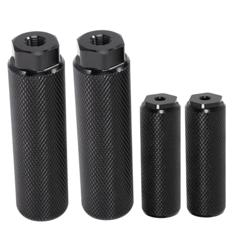 FOYTOKI E-Bike Rear Foot Pegs 4 Pack Aluminum Alloy Bike Pegs Sturdy Detachable Cycle Accessories Easy Install for
