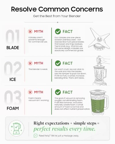 Image of Professional Commercial Vacuum Blender, Freshness Locked In by Vacuum Technology, 2026 Upgraded 3000W /4HP Peak Power, 72oz Eastman Tritan Cup, Milkshake, Smoothie, Nut Milk, Hot Soup, NSF Certified